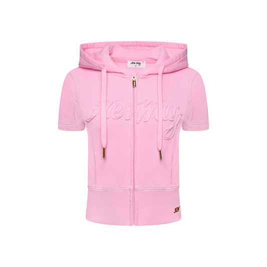 Pink Short Sleeve Jacket